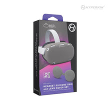 GelShell Headset Silicone Skin & Lens Cover Set (Gray) - Hyperkin